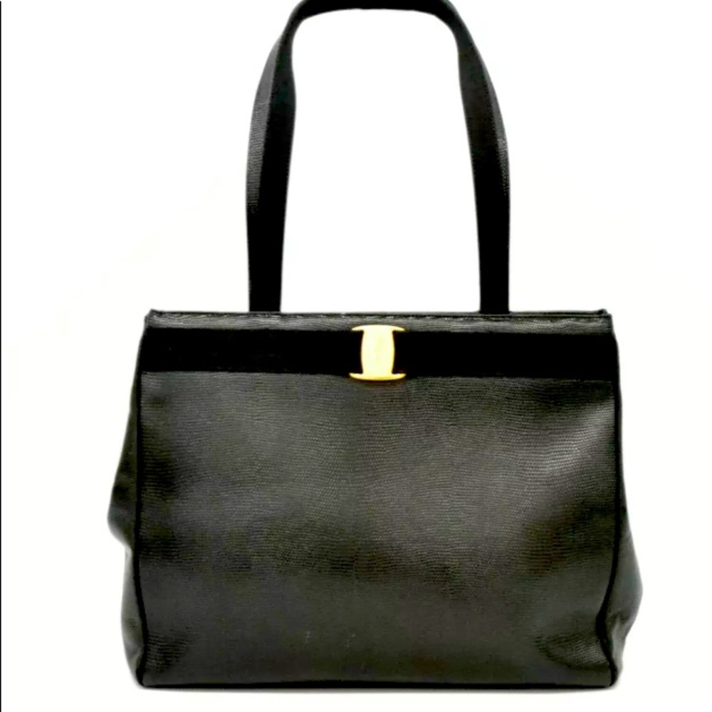 COPY - Salvatore Ferragamo vara tote shoulder han…